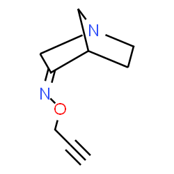 1-Azabicyclo[2.2.1]heptan-3-one,O-2-propynyloxime,(E)-(9CI)结构式