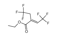 4,4,4-trifluoro-2-(2,2,2-trifluoroethyl)-but-2-enoic acid ethyl ester Structure
