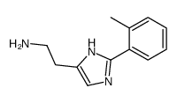 1H-Imidazole-4-ethanamine,2-(2-methylphenyl)-(9CI) structure