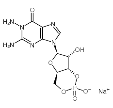 1-nh2-cgmp sodium salt Structure