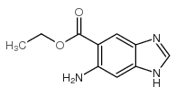 1H-Benzimidazole-5-carboxylicacid,6-amino-,ethylester(9CI) Structure