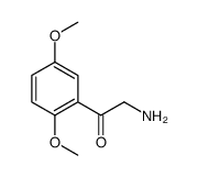 Ethanone, 2-amino-1-(2,5-dimethoxyphenyl)- (9CI) Structure