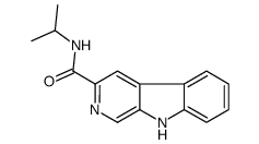 N-propan-2-yl-9H-pyrido[3,4-b]indole-3-carboxamide结构式