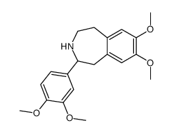 2-(3,4-dimethoxy-phenyl)-7,8-dimethoxy-2,3,4,5-tetrahydro-1H-benzo[d]azepine Structure