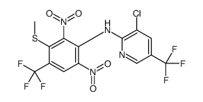 3-chloro-N-[3-methylsulfanyl-2,6-dinitro-4-(trifluoromethyl)phenyl]-5- (trifluoromethyl)pyridin-2-amine Structure