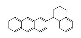 2-(1,2,3,4-tetrahydronaphthalen-1-yl)anthracene结构式