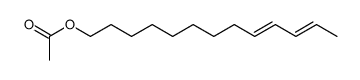 9,11-Tridecadienylacetat Structure