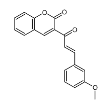 (E)-3-(3-(4-hydroxy-3-methoxyphenyl)acryloyl)-2H-chromen-2-one Structure