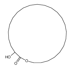 3-hydroxy-oxacyclopentacosan-2-one Structure
