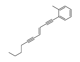 1-dec-3-en-1,5-diynyl-2-methylbenzene结构式