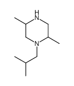 Piperazine, 2,5-dimethyl-1-(2-methylpropyl)- (9CI)结构式