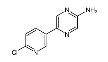 5-(6-氯-吡啶-3-基)-吡嗪-2 -胺结构式