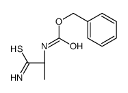 (R)-(1-氨基-1-硫氧代丙烷-2-基)氨基甲酸苄酯结构式