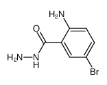 Hydrazide of 2-amino-5-bromo-benzoic acid结构式