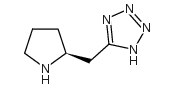 (S)-5-吡咯烷-2-甲基-1H-四唑结构式