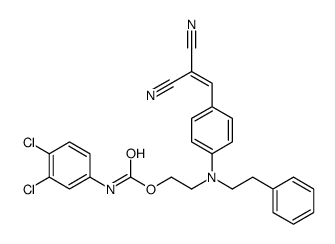 2-[[4-(2,2-dicyanovinyl)phenyl](2-phenylethyl)amino]ethyl (3,4-dichlorophenyl)carbamate picture