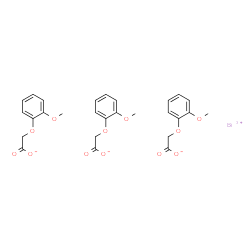 bismuth(3+) (2-methoxyphenoxy)acetate结构式