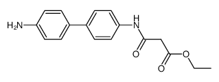 N-(4'-amino-biphenyl-4-yl)-malonamic acid ethyl ester结构式