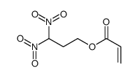 3,3-dinitropropyl prop-2-enoate Structure