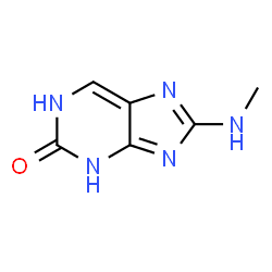 2H-Purin-2-one,1,3-dihydro-8-(methylamino)- structure