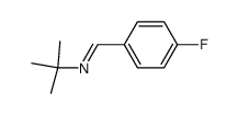 N-(4-fluorobenzilidene)-tert-butylamine结构式