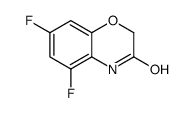 5,7-difluoro-4H-1,4-benzoxazin-3-one结构式