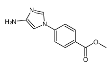 methyl 4-(4-aminoimidazol-1-yl)benzoate结构式