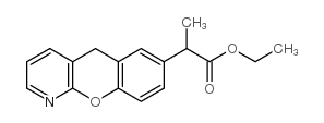 ALFA-METHYL-5H-[1] BENZOPYRANO [2,3-B] PYRIDINE-7-ACETIC ACID ETHYL ESTER Structure