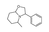 5-methyl-3-phenyl-3,5,6,7,8,8a-hexahydro-2H-[1,3]oxazolo[3,2-a]pyridine结构式