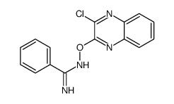 N'-(3-chloroquinoxalin-2-yl)oxybenzenecarboximidamide结构式