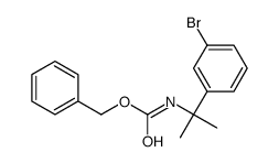 benzyl N-[2-(3-bromophenyl)propan-2-yl]carbamate Structure