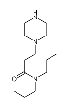 3-piperazin-1-yl-N,N-dipropylpropanamide Structure