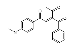 3-benzoyl-1-[4-(dimethylamino)phenyl]pent-2-ene-1,4-dione Structure