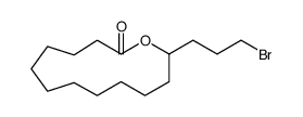 Oxacyclotridecan-2-one, 13-(3-bromopropyl) Structure