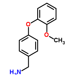 4-(2-Methoxyphenoxy)benzyl amine Structure