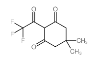 5,5-dimethyl-2-(2,2,2-trifluoroacetyl)cyclohexane-1,3-dione Structure