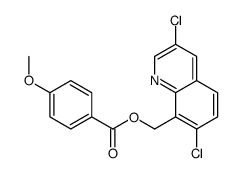 (3,7-dichloroquinolin-8-yl)methyl 4-methoxybenzoate Structure