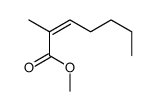 methyl 2-methylhept-2-enoate Structure