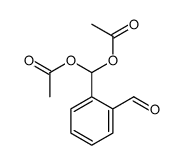 [acetyloxy-(2-formylphenyl)methyl] acetate Structure