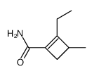 1-Cyclobutene-1-carboxamide,2-ethyl-3-methyl-(7CI)结构式