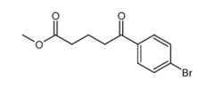 5-(4-bromophenyl)-5-oxopentanoic acid methyl ester Structure
