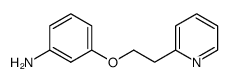 3-(2-(pyridin-2-yl)ethoxy)aniline结构式