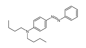 N,N-dibutyl-4-phenyldiazenylaniline结构式