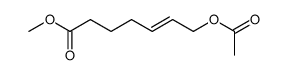 methyl (E)-7-acetoxyhept-5-enoate Structure