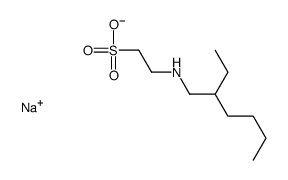 sodium 2-[(2-ethylhexyl)amino]ethanesulphonate Structure