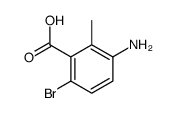 3-氨基-6-溴-2-甲基苯甲酸结构式