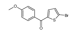 (5-bromo-2-thienyl)(4-methoxyphenyl)Methanone结构式