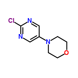 4-(2-Chloro-5-pyrimidinyl)morpholine结构式