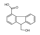 9-(hydroxymethyl)-9H-fluorene-4-carboxylic acid结构式