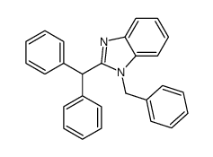 2-benzhydryl-1-benzylbenzimidazole Structure